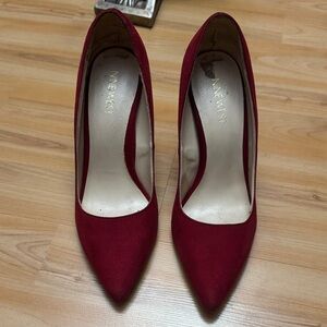 Nine West Burgundy Heels for Women